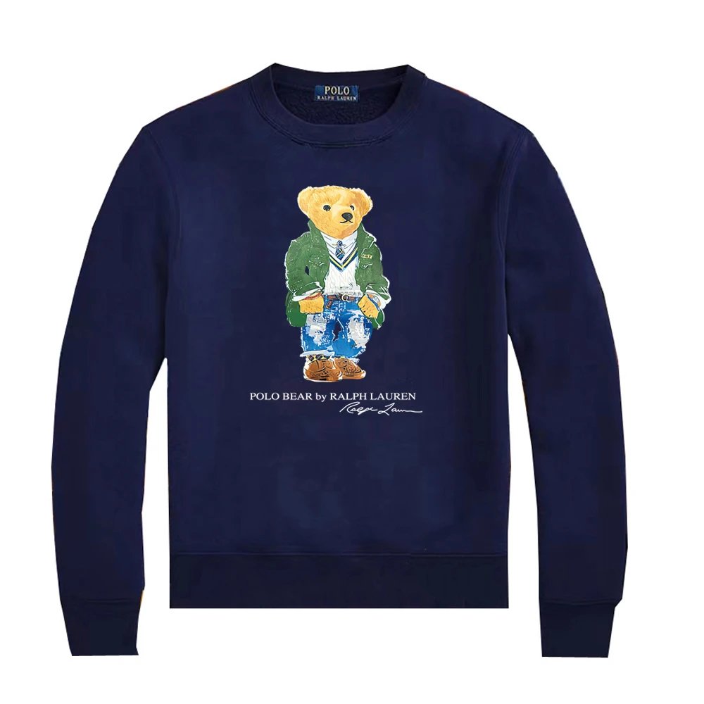 Navy Blue Polo Bear Sweatshirt