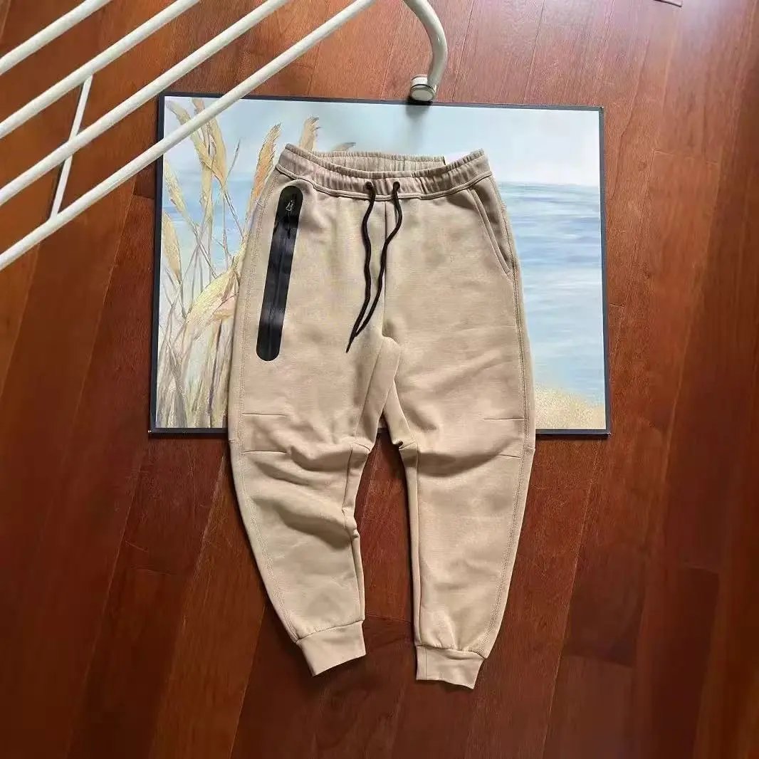 Other Sweatpants Knitted Patchwork Zipper Beige