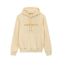 Carhartt WIP Script Logo Hoodie Beige Hoodie - 1