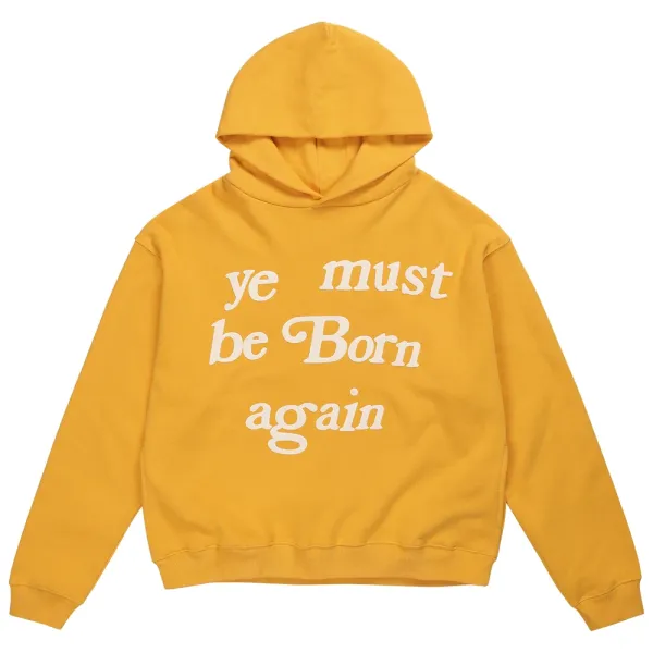 Ye Must Be Born Again Yellow Hoodie - 1