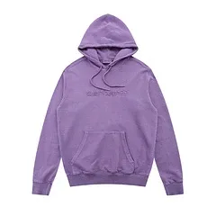 Off-White Embroidered Logo Purple Hoodie - 1