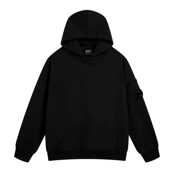 C.P. Company Logo Print Gray Hoodie - 16
