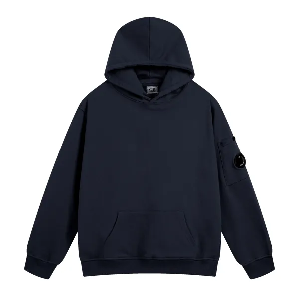 C.P. Company Logo Print Gray Hoodie - 17