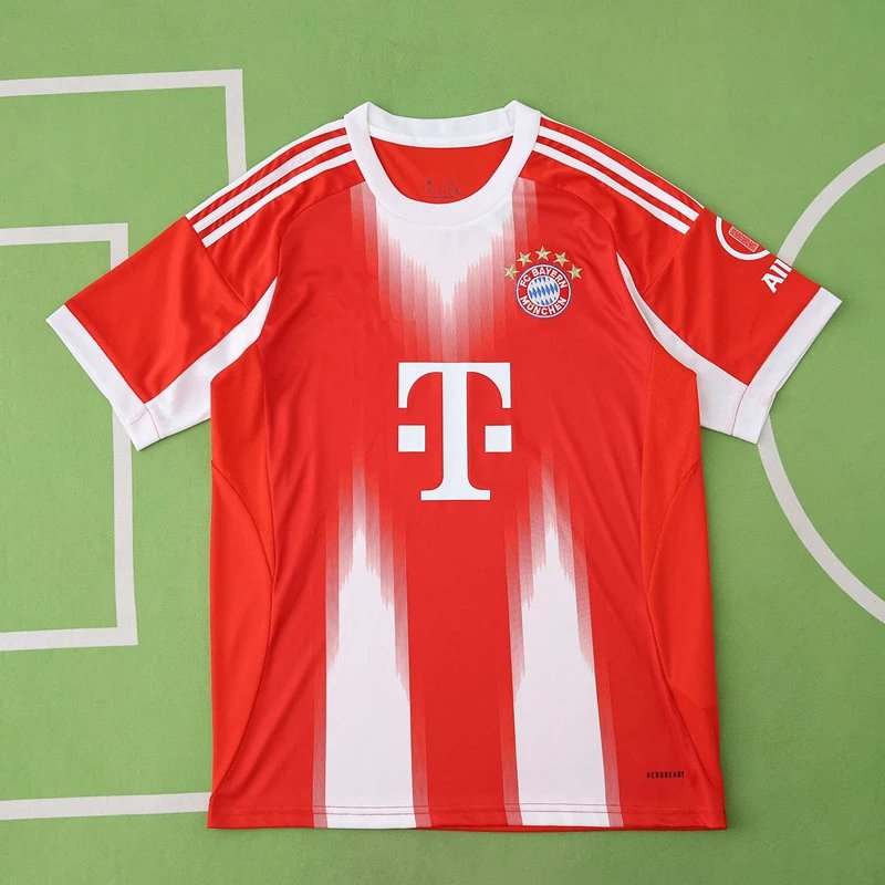 2526 Bayern Home Jersey Thailand Version (Please note custom information when placing your order, messages do not count)