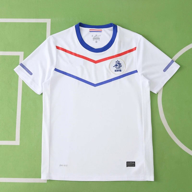 2010 Netherlands Away White Thai Version (For customization info, please leave a note when placing your order; messages will not be counted)