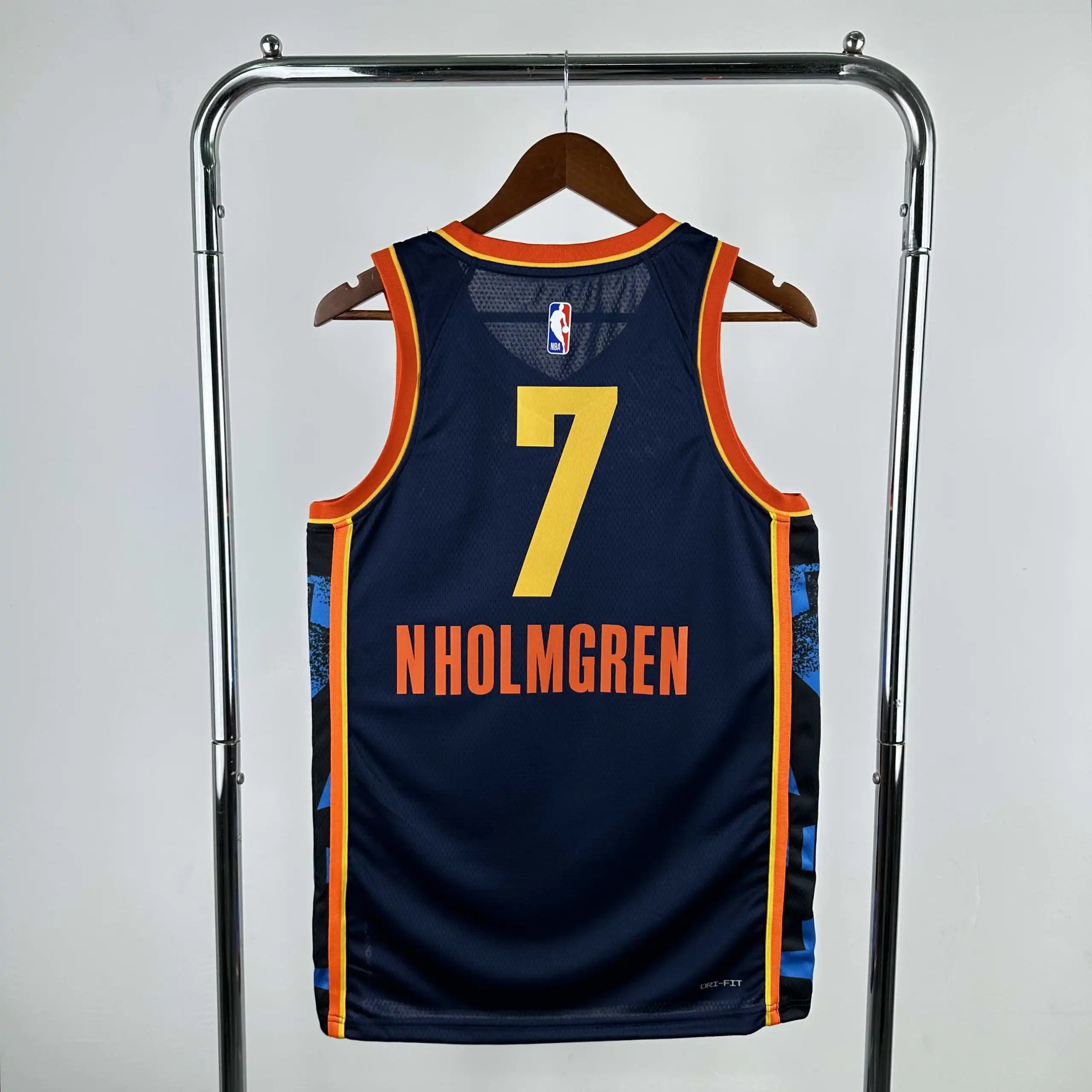 NBA Oklahoma City Thunder 7#NHOLMGREN（定制信息请在下单时备注，发消息不算）