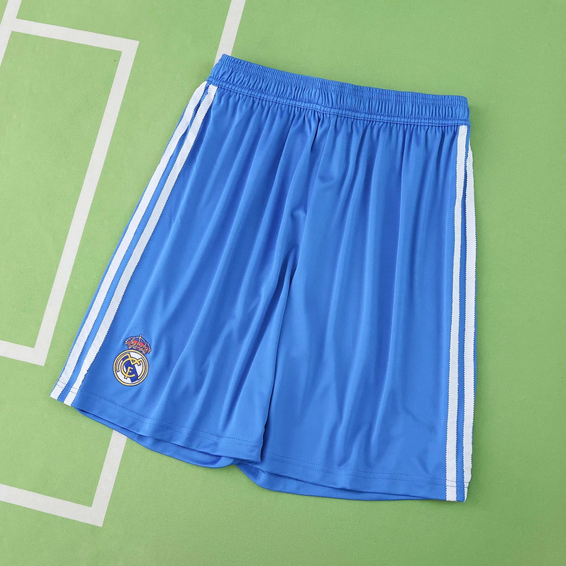 2526 Real Madrid Away Blue Shorts (Please note customization info when placing order; messages are not counted)