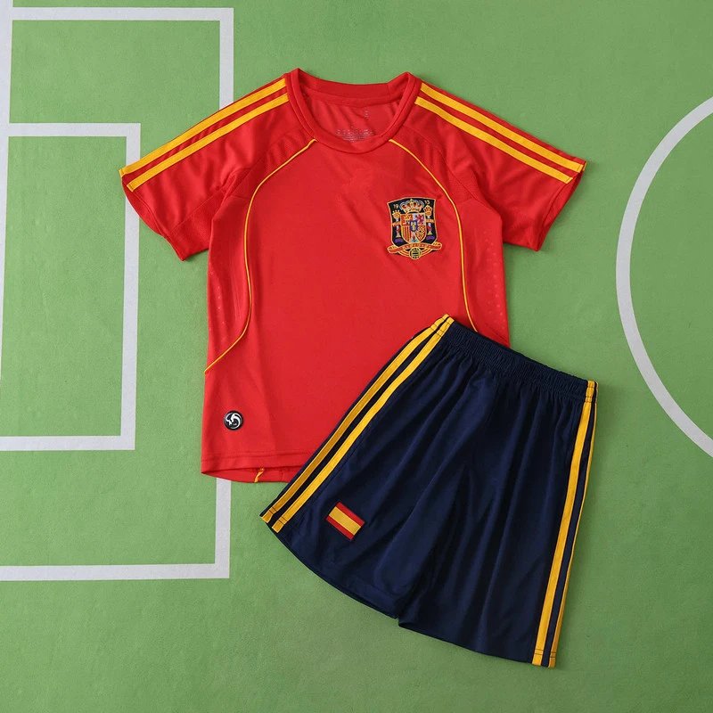 2008 Spain Home Kids Jersey (Please note customization info in order remarks; messages are not counted)