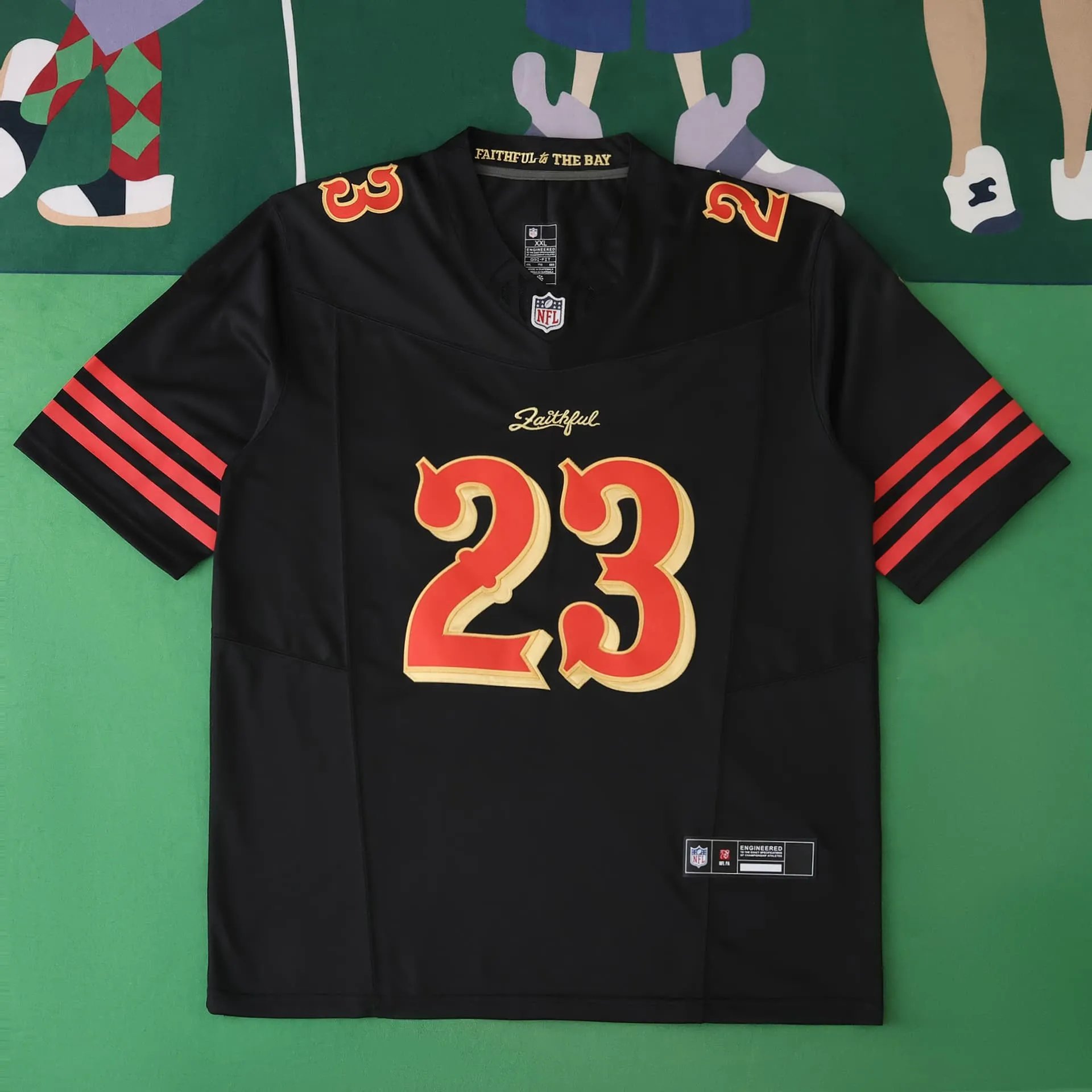 2025 NFL San Francisco 49ers 23 # McCAFFREY (please note customization information when placing an order, messages are not counted)