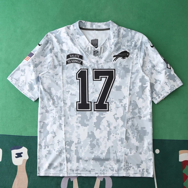 2024 NFL Buffalo Bills Tribute Edition 17# ALLEN (Please note customization details when placing order, messages not counted)