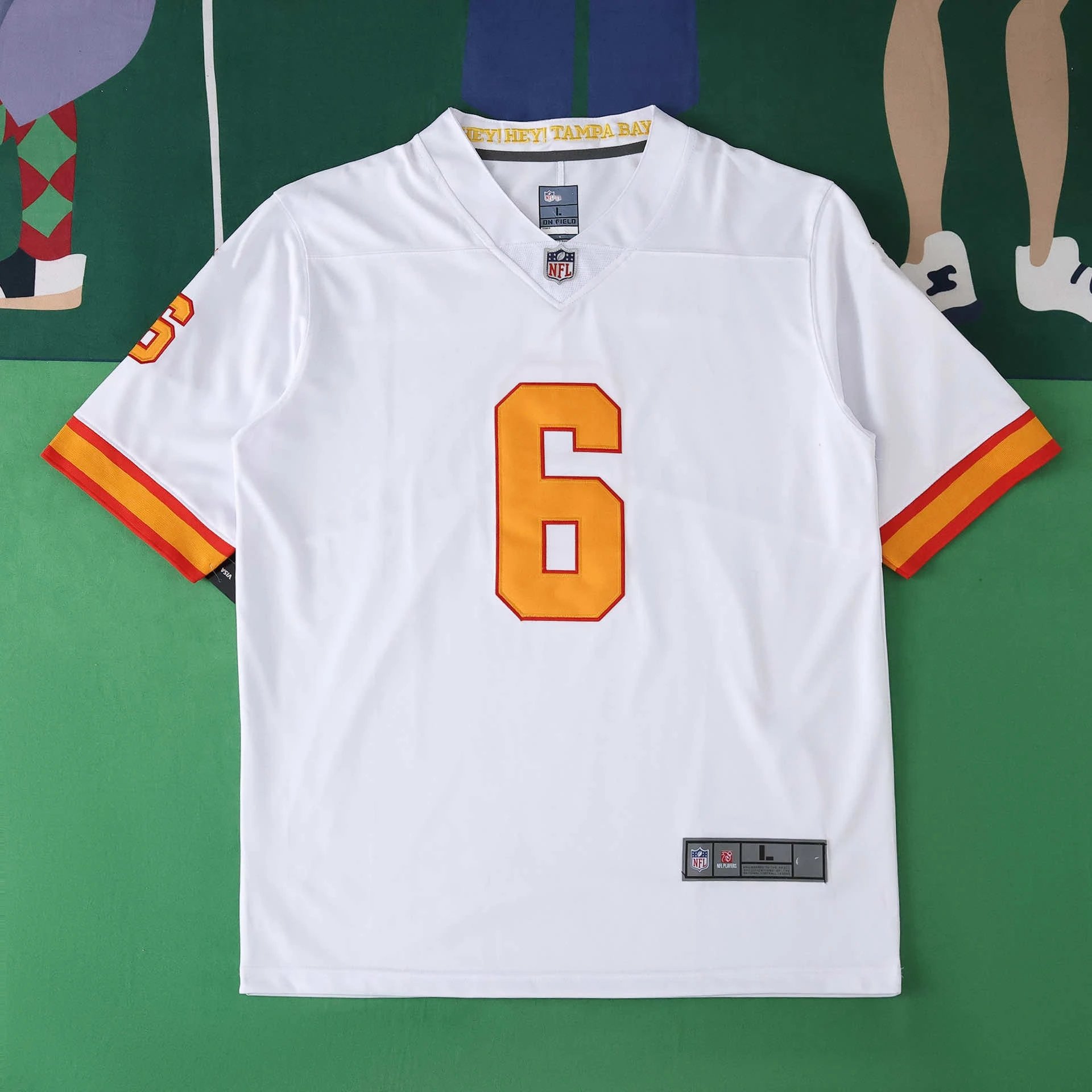 2025 NFL Tampa Bay Buccaneers Version 6 #MAYFIELD (For customization, please leave a note when placing your order; sending a message does not count)