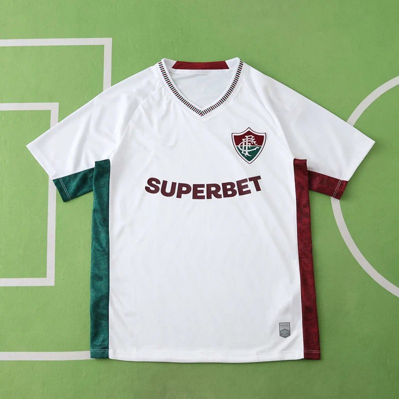 2526 Fluminense Away White Thai Version (Please note customization info in your order remarks, messages will not be counted)