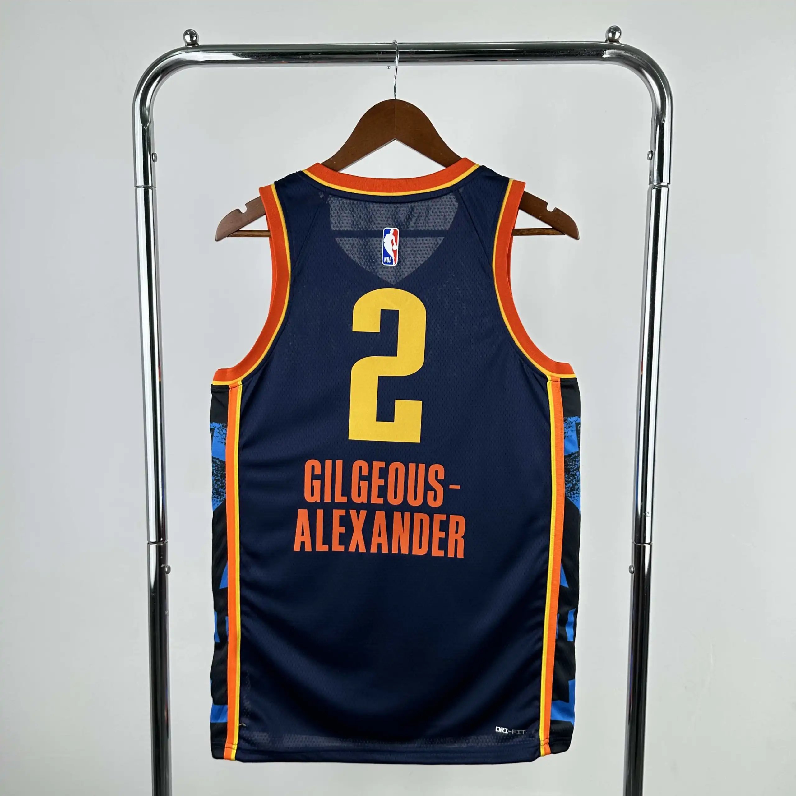 NBA Oklahoma City Thunder #2 Shai Gilgeous-Alexander (Custom: Please leave a note when ordering, do not send private messages)