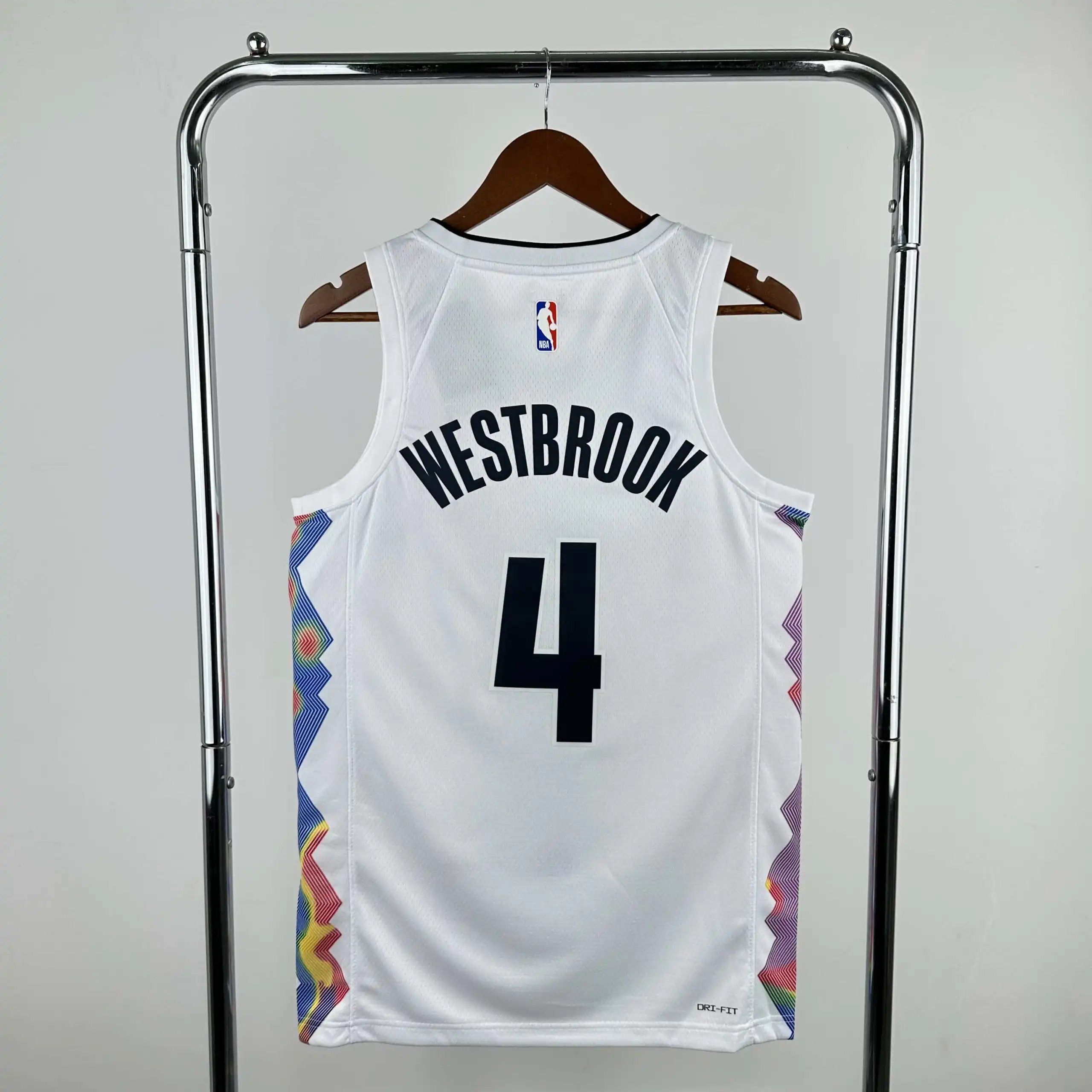 NBA Denver Nuggets #4 Westbrook (Please leave customization instructions in order notes, messages are not accepted)