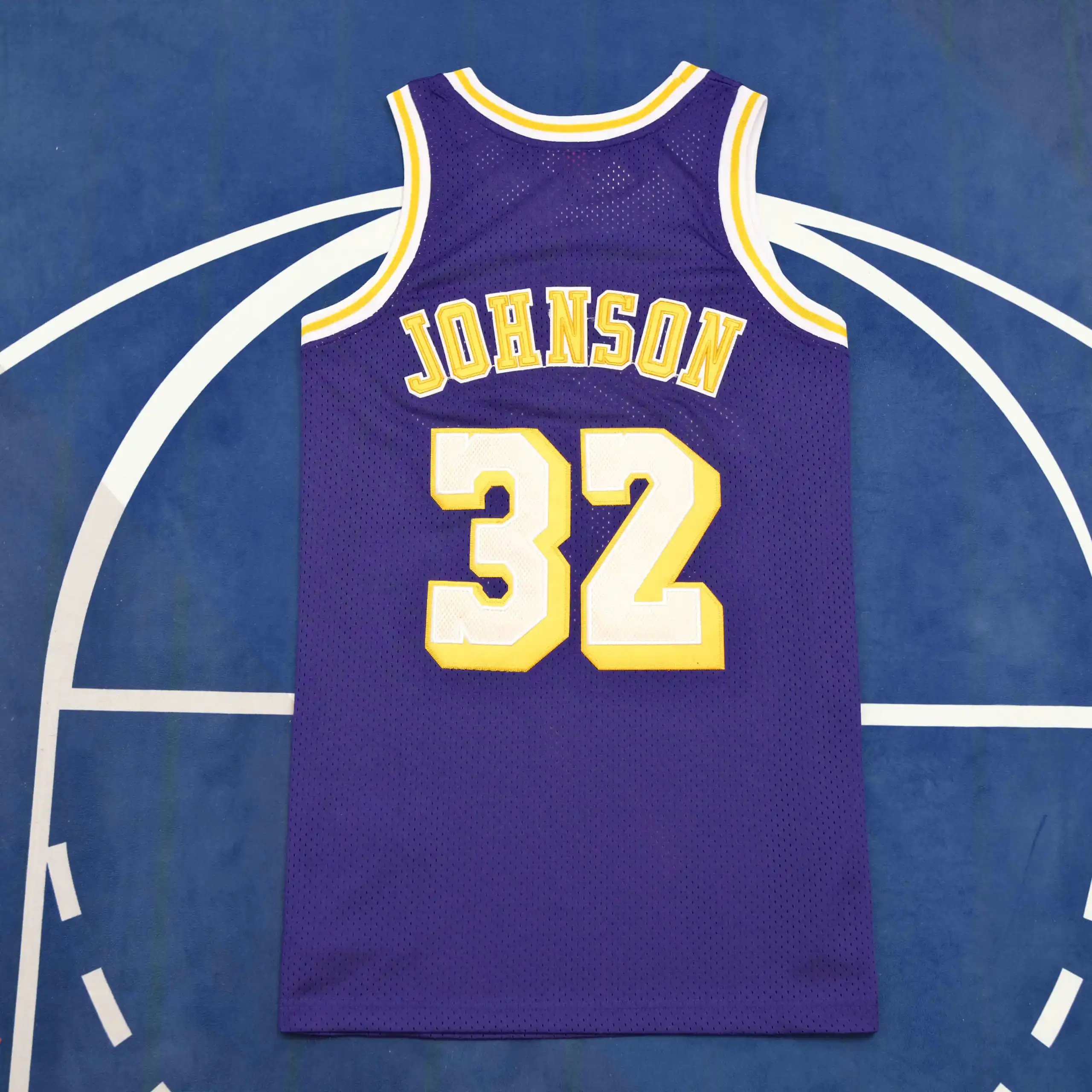 NBA 洛杉矶湖人队 32#约翰逊（定制信息请在下单时备注，发消息不算）