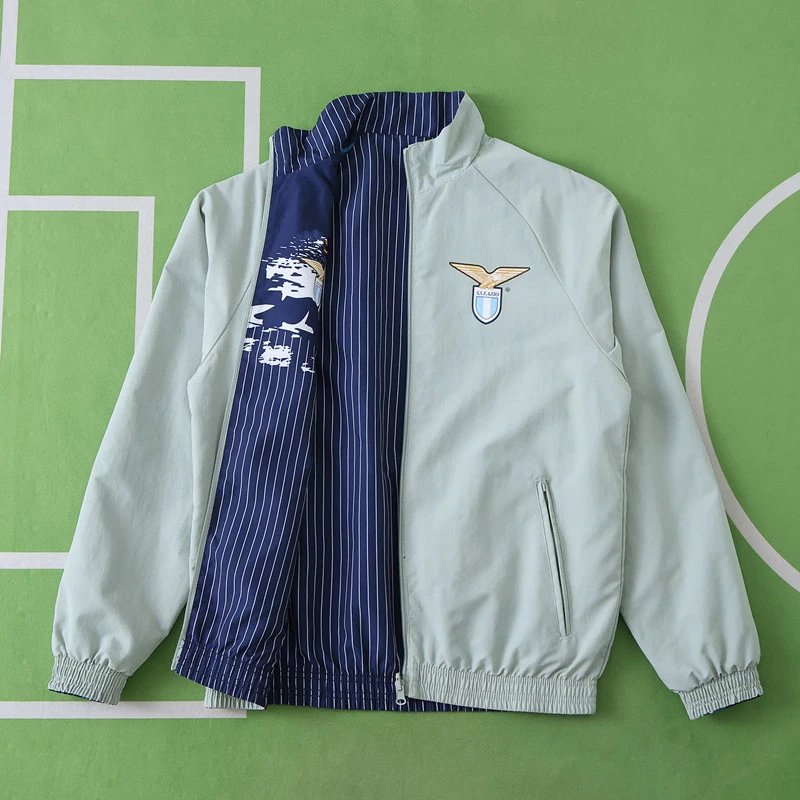 24/25 Lazio Grey/Navy Reversible Jersey (For customization, please leave a note when placing your order; messages do not count)