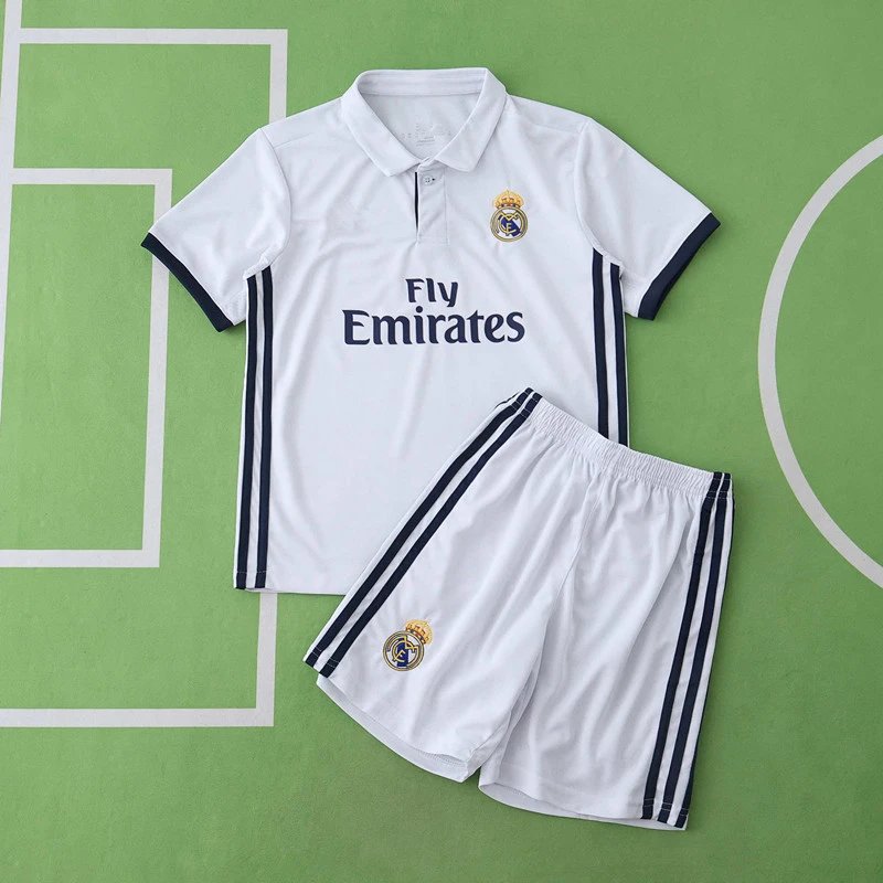 1617 Real Madrid Home Kids Kit (Please note customization info in order remarks; messages do not count)