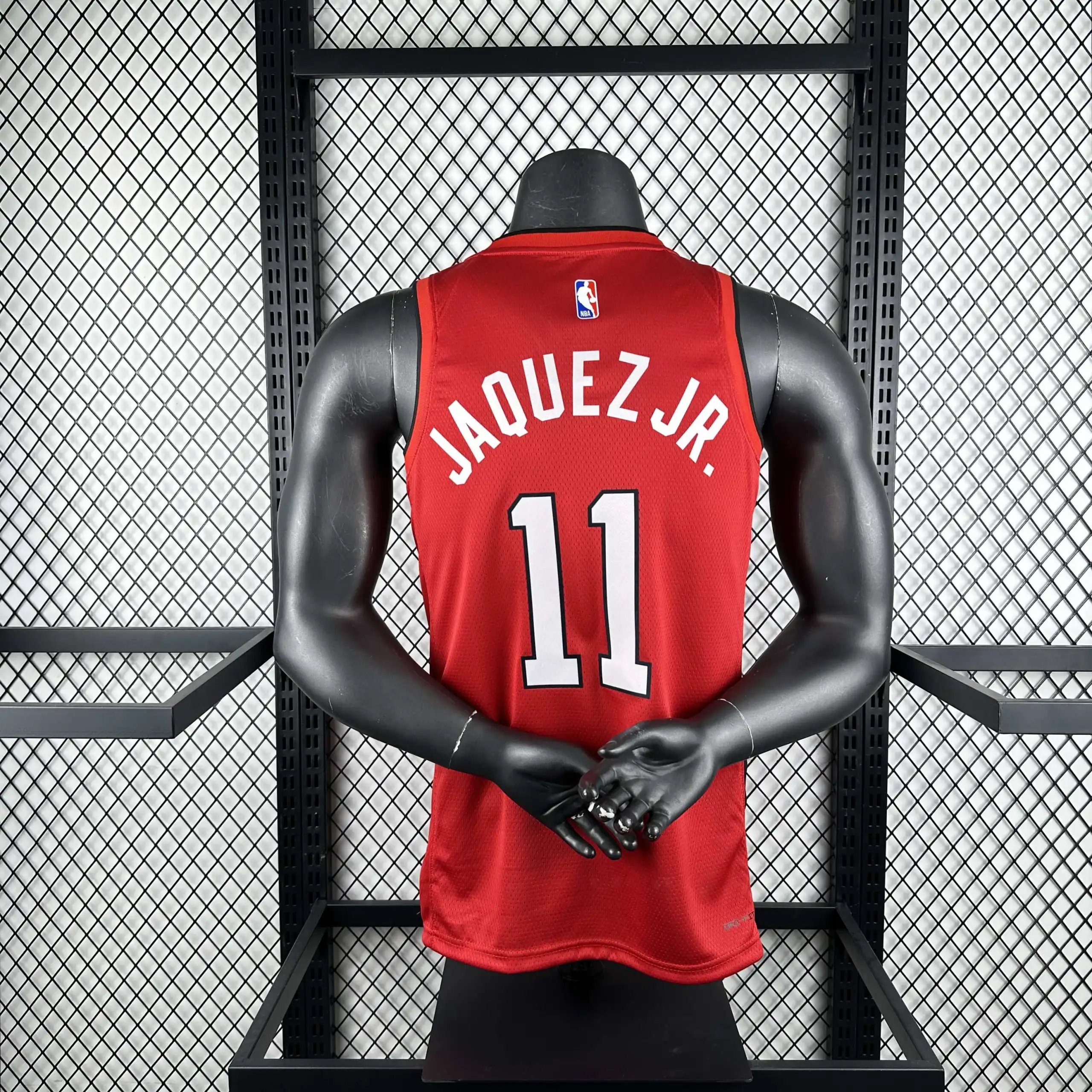 NBA Miami Heat 11# JAQUEZ.JR (For custom info, please leave a note when placing your order; messages do not count)