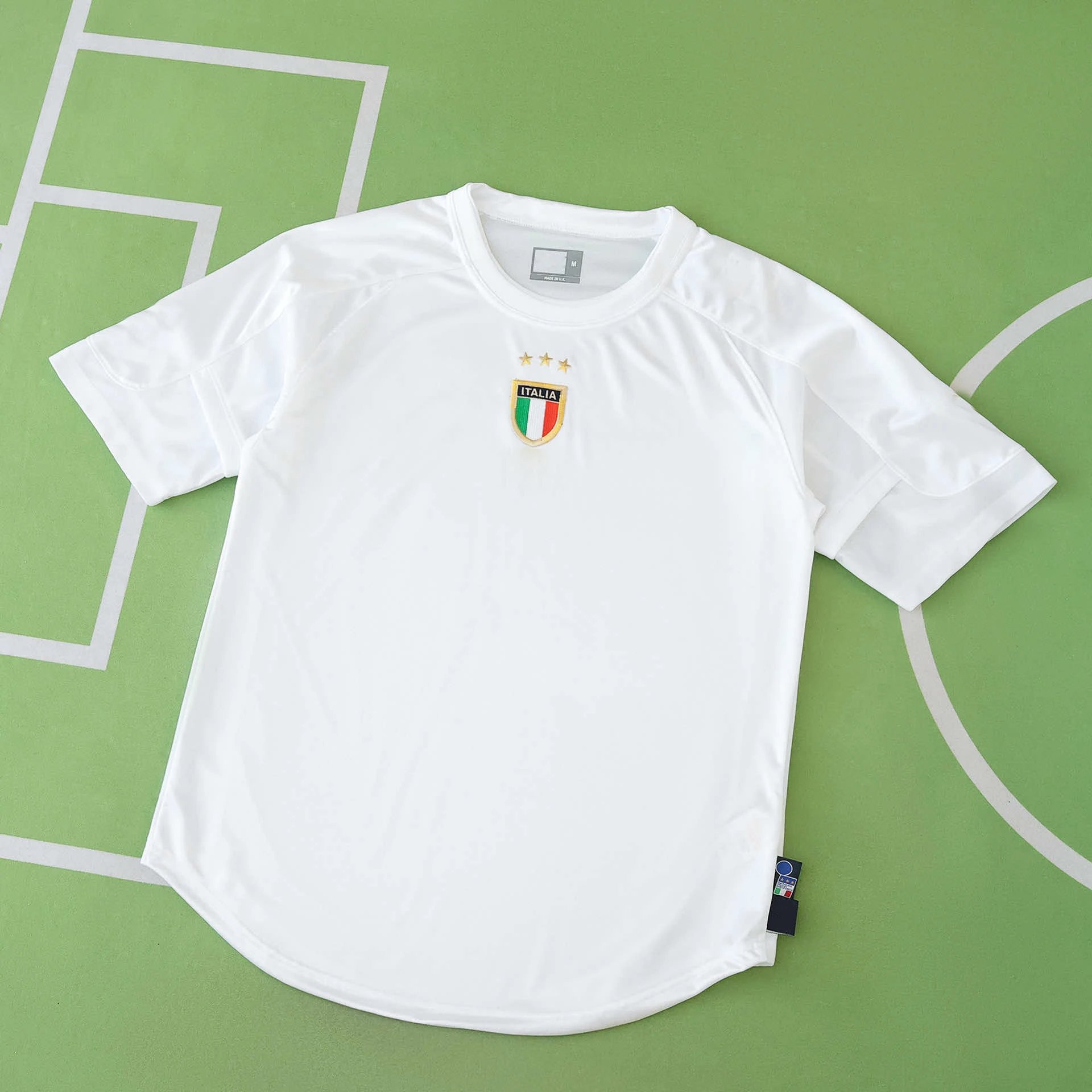 2004 Italy Away Jersey White Thailand Edition