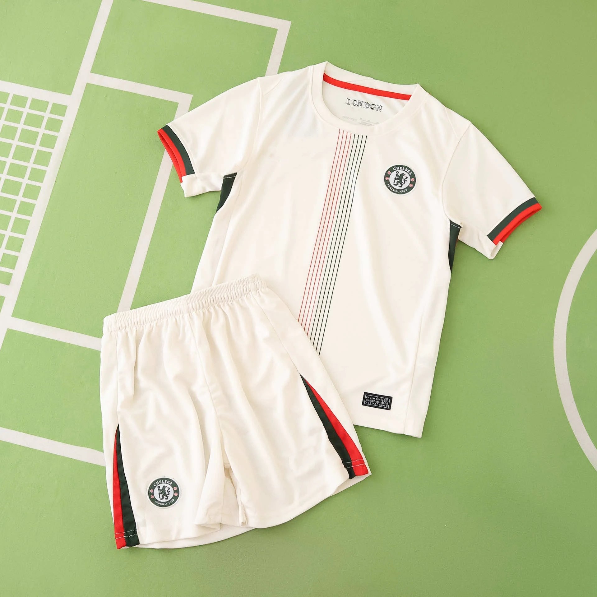 2526 Chelsea Away Kids Kit (Please note customization info in your order, messages are not accepted)
