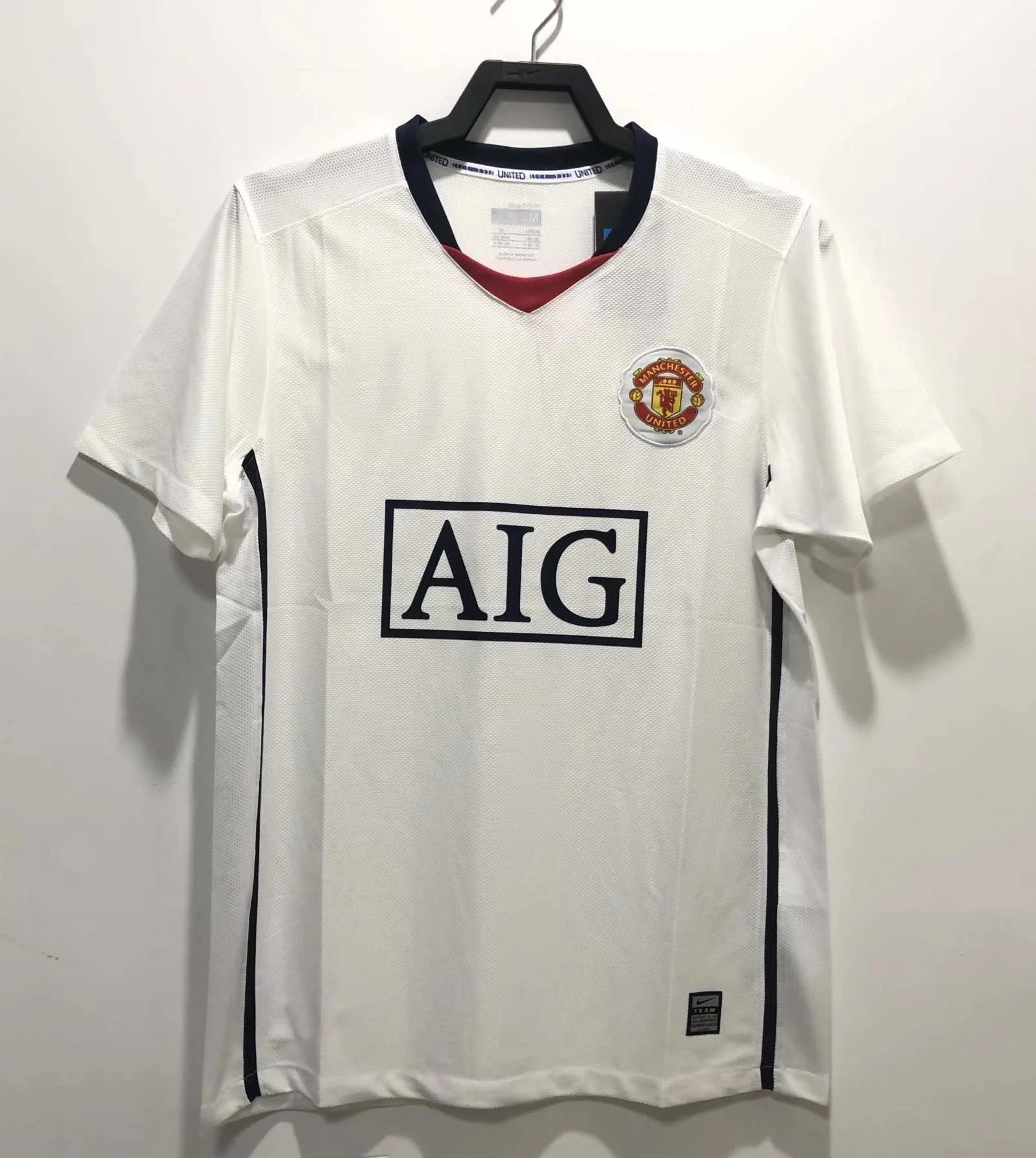 0809 Manchester United Away White Thai Version (Please Note Customization Info When Ordering, Messages Not Checked)
