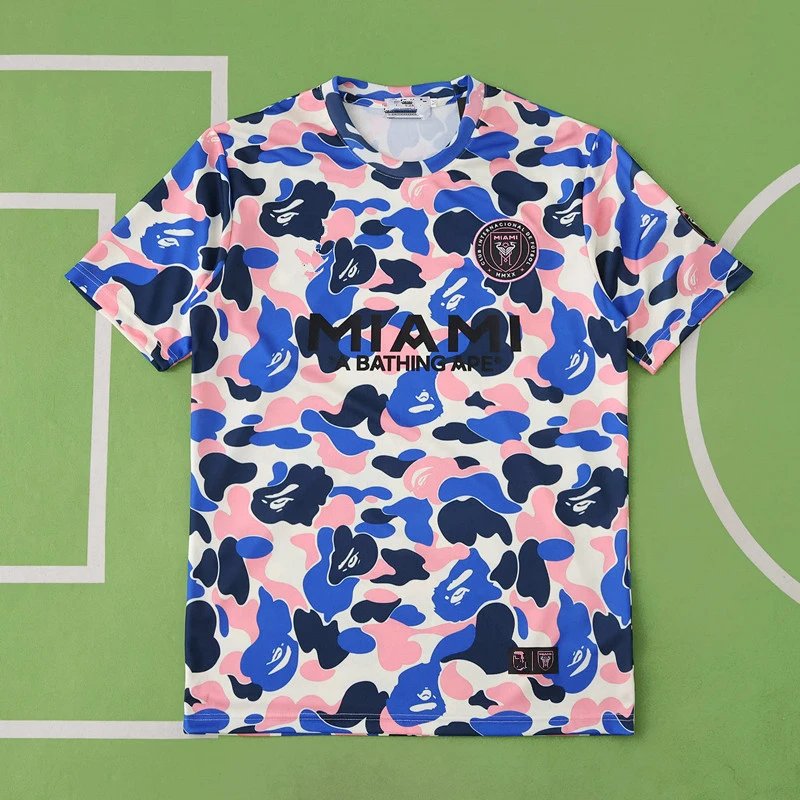 2526 Miami A Bathing Ape Pink Blue Thai Version (Please note customization info when placing order; messages are not counted)