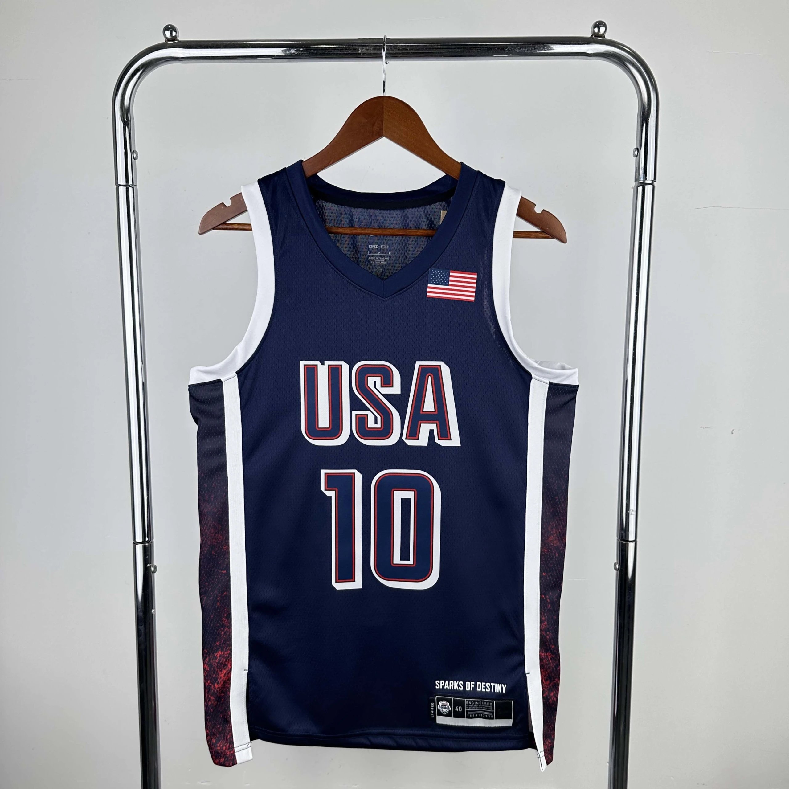 2024 USA National Team Navy Blue 10 Tatum (Please note customization info when placing order, messages not accepted)