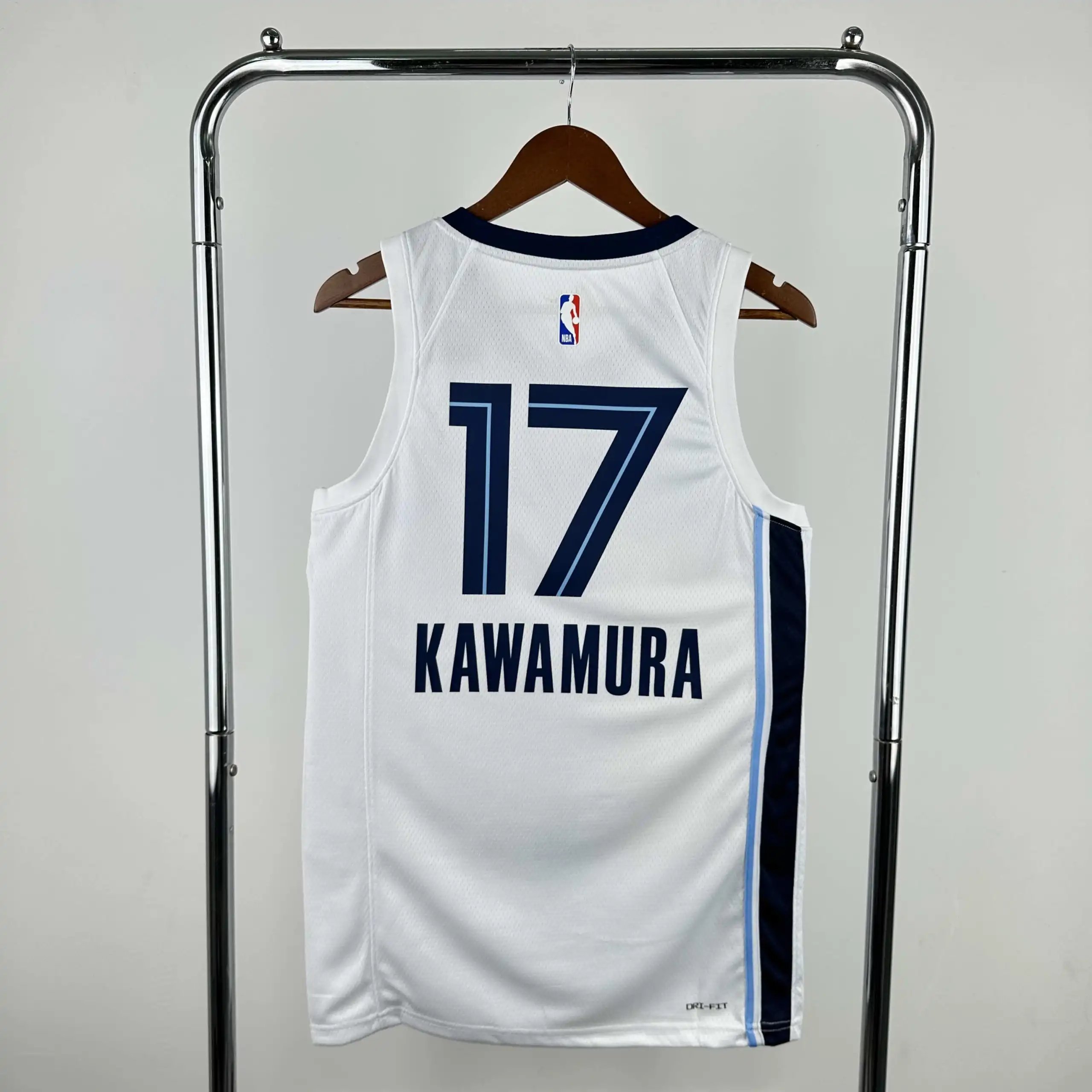 NBA Memphis Grizzlies 17# Kawamura (Customization info: please leave a note when placing the order; messages are not accepted)