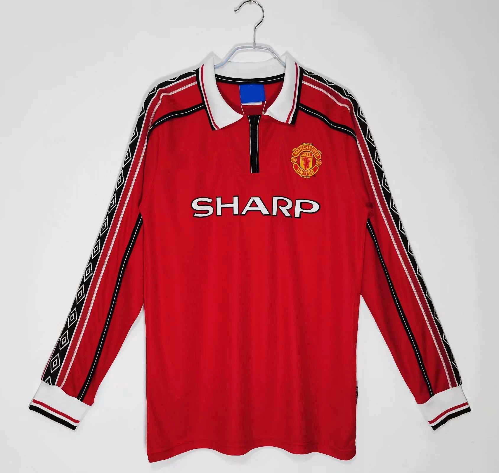 9899 Manchester United Home Long Sleeve Thai Edition (Please note customization information when placing an order, do not check messages sent) (Please note customization information when placing an order, do not send private messages)