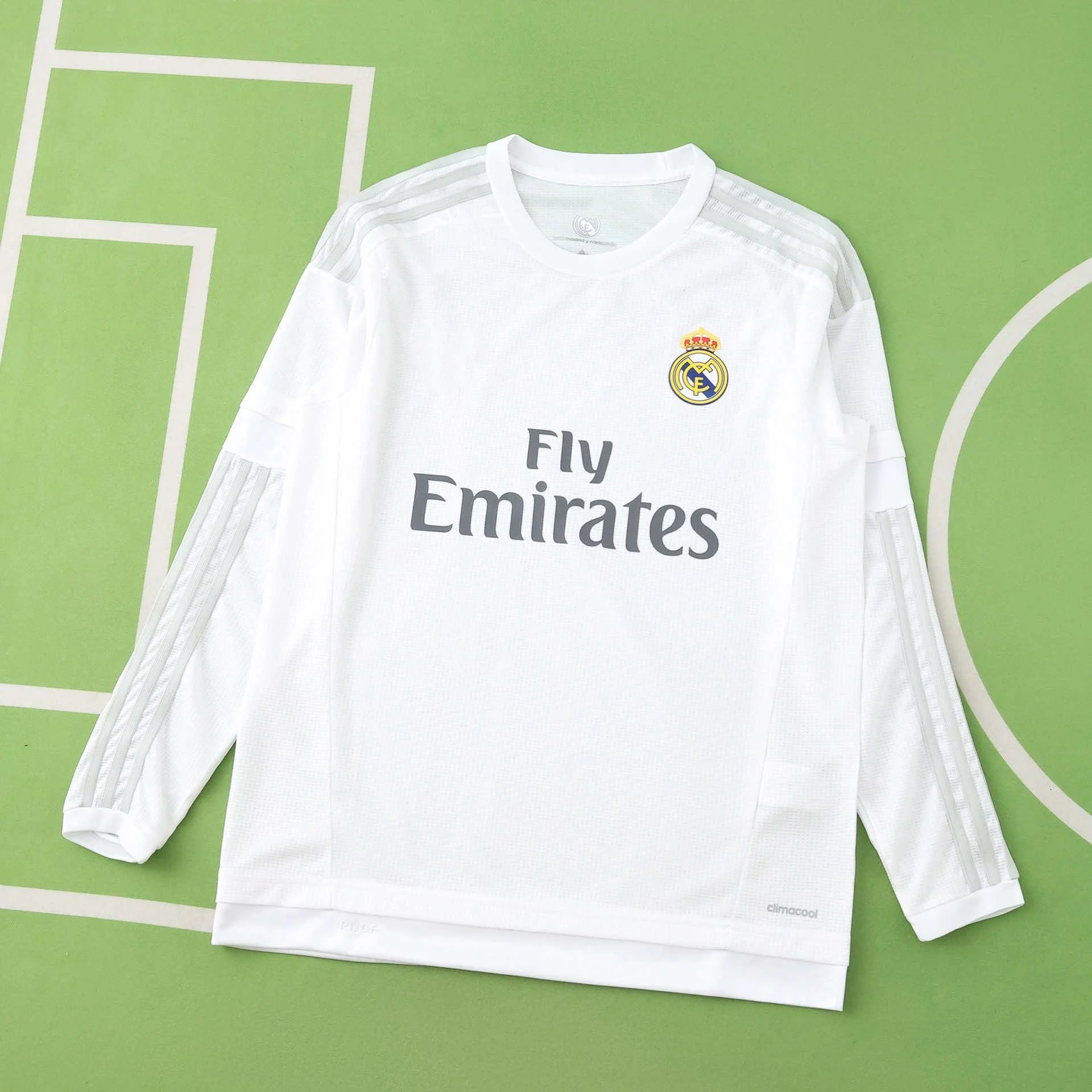 Real Madrid 2015-16 Home Long Sleeve Jersey (Thai Version)