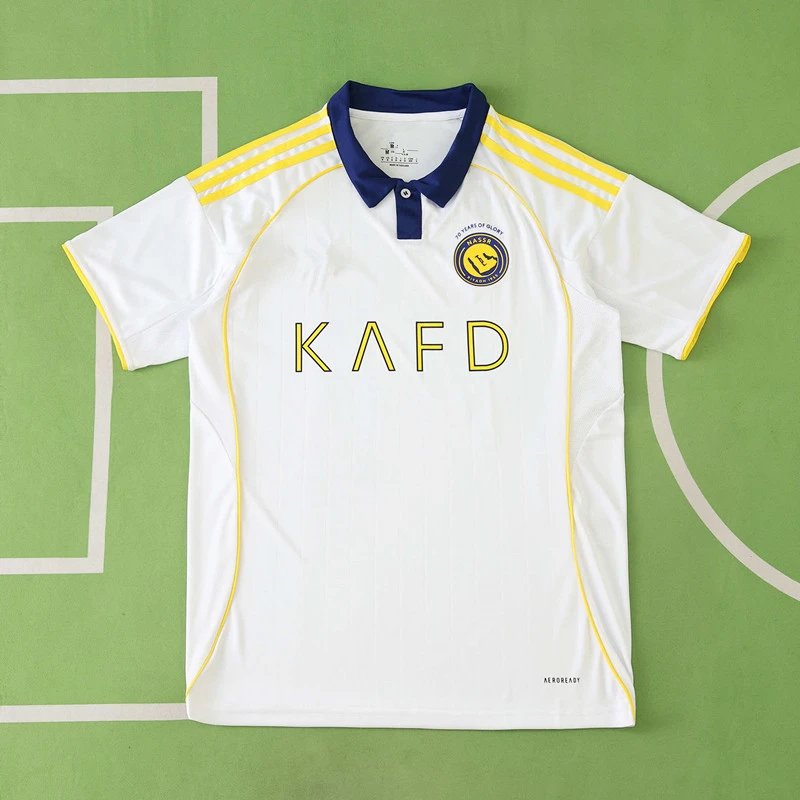 2526 Al Nassr Away White Thai Version (Please note customization info when placing order; messages are not counted)