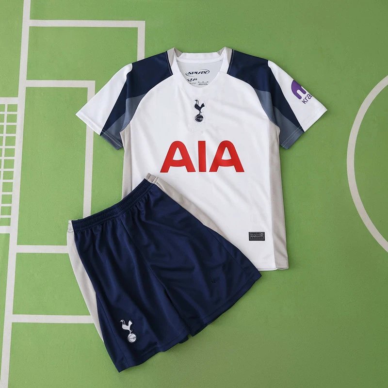 Tottenham Hotspur 2526 Home Kids' Kit (Please leave customization notes when placing the order; messages are not accepted)