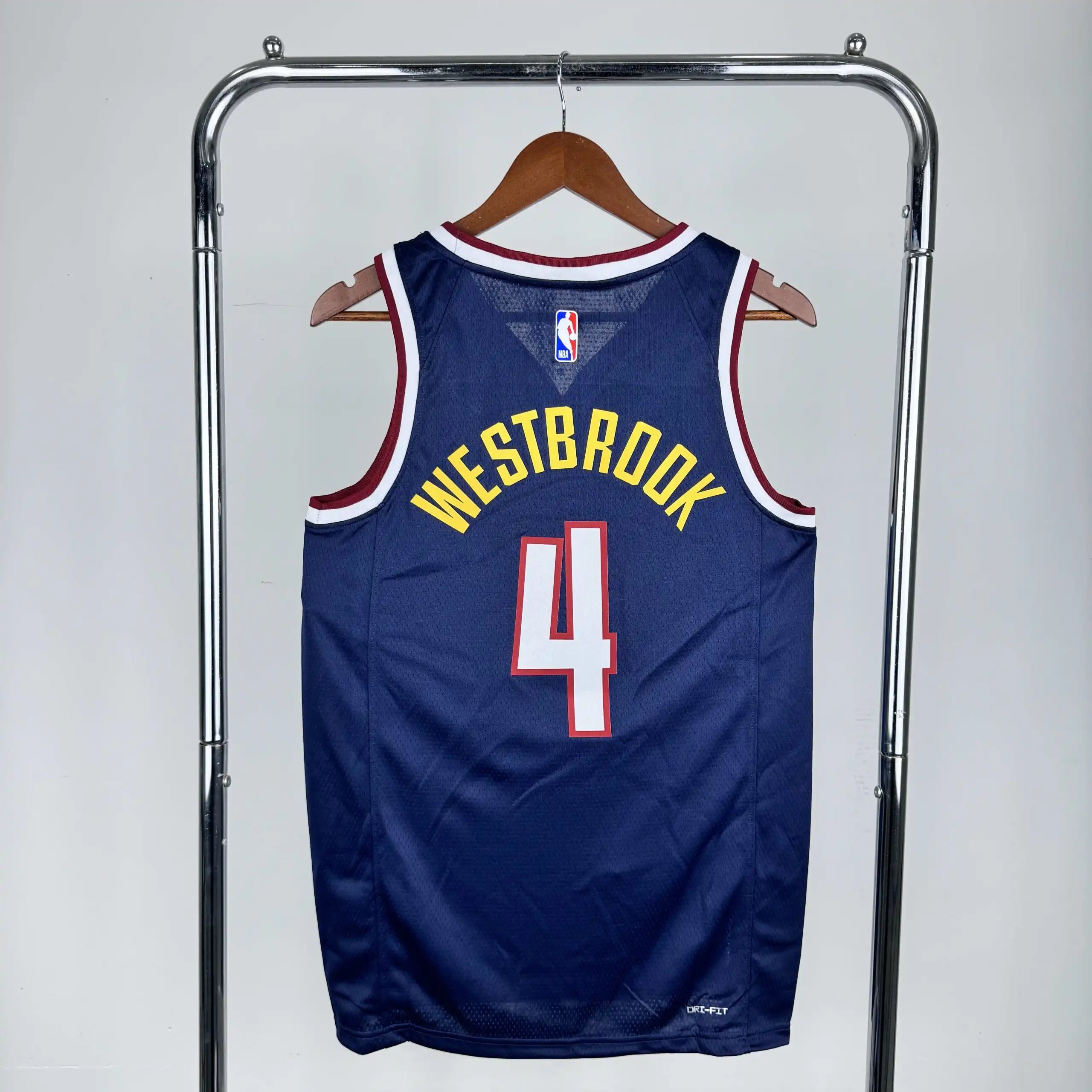 NBA Denver Nuggets 4# WESTBROOK (Please note customization info in your order; messages are not counted)