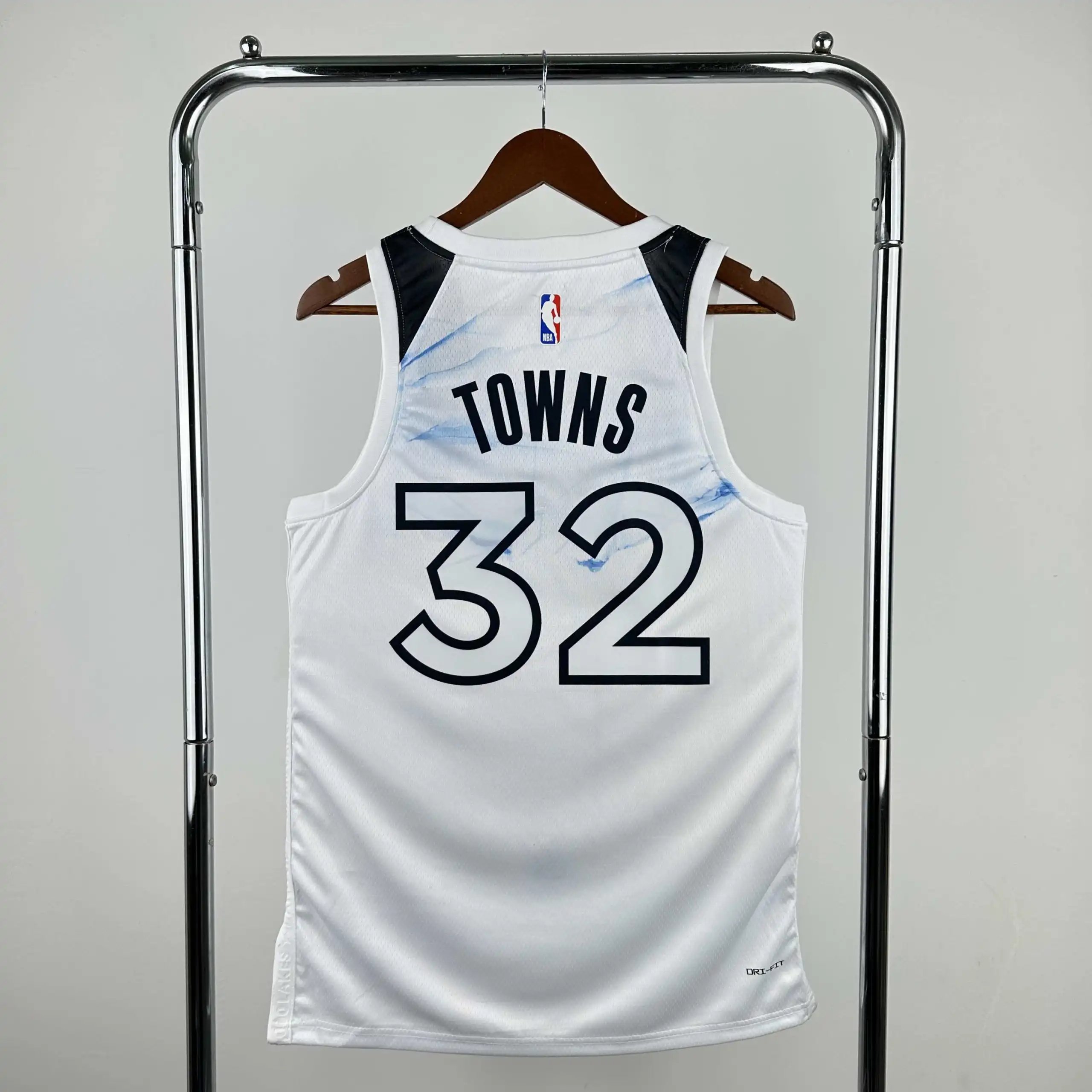 NBA Minnesota Timberwolves 32# TOWNS (For custom info, please leave a note when placing your order; messages won't count)