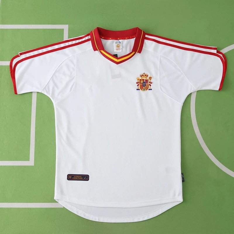 2000 Spain Away White Thai Version (Please note customization info when placing order, messages not counted)