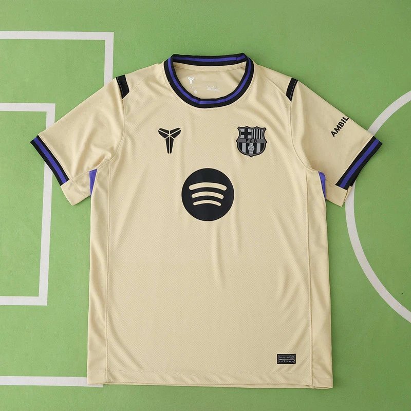 Barcelona 2526 Away Yellow Thailand Edition (Please note custom information at checkout, messages do not count)