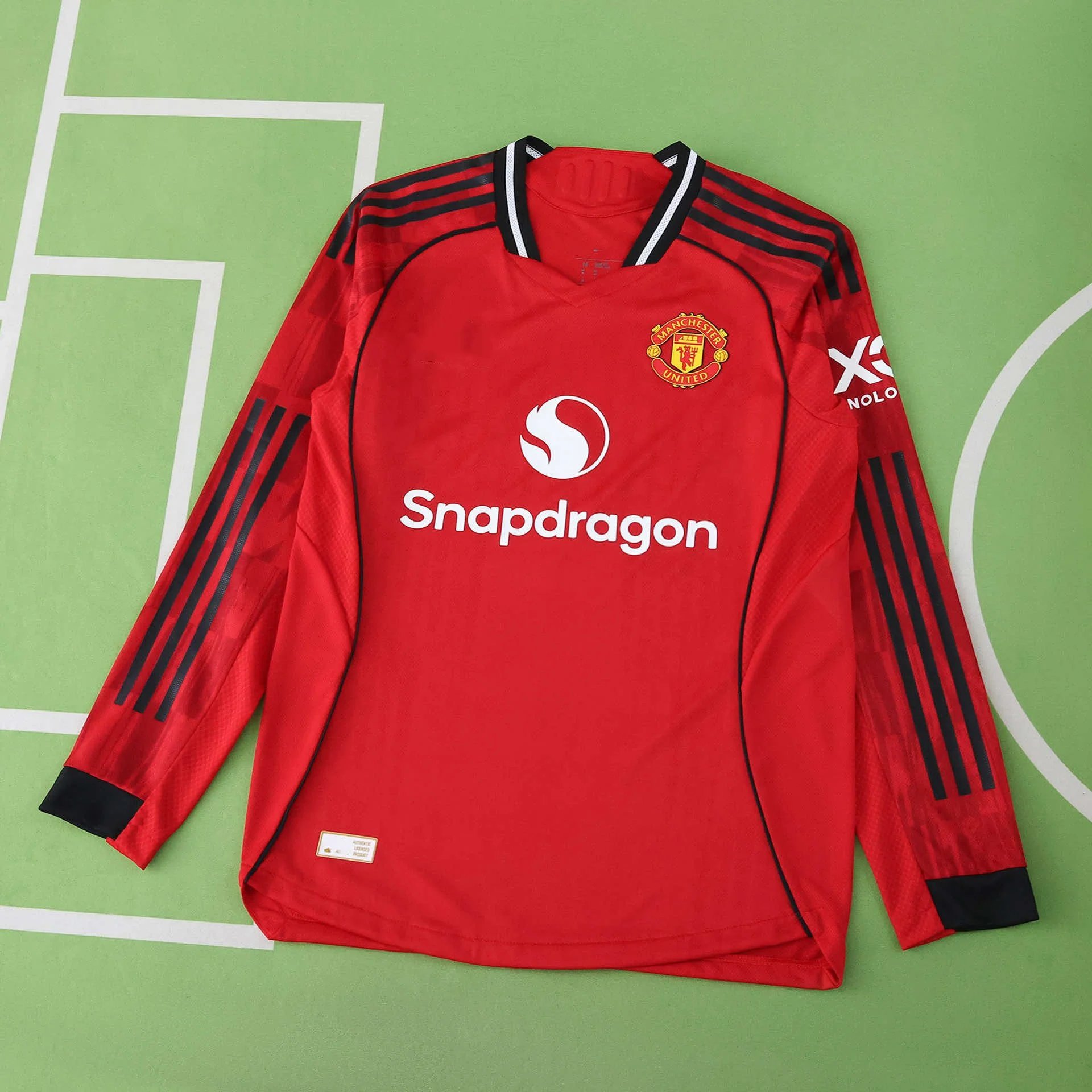 25/26 Manchester United Home Long Sleeve Authentic Jersey (Please leave customization info in the order notes, messages won't count)
