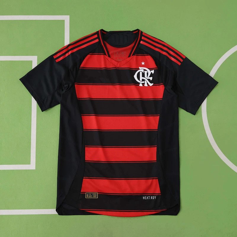 2526 Flamengo Home Player Version (For customization info, please leave a note when placing your order; messages will not be counted)