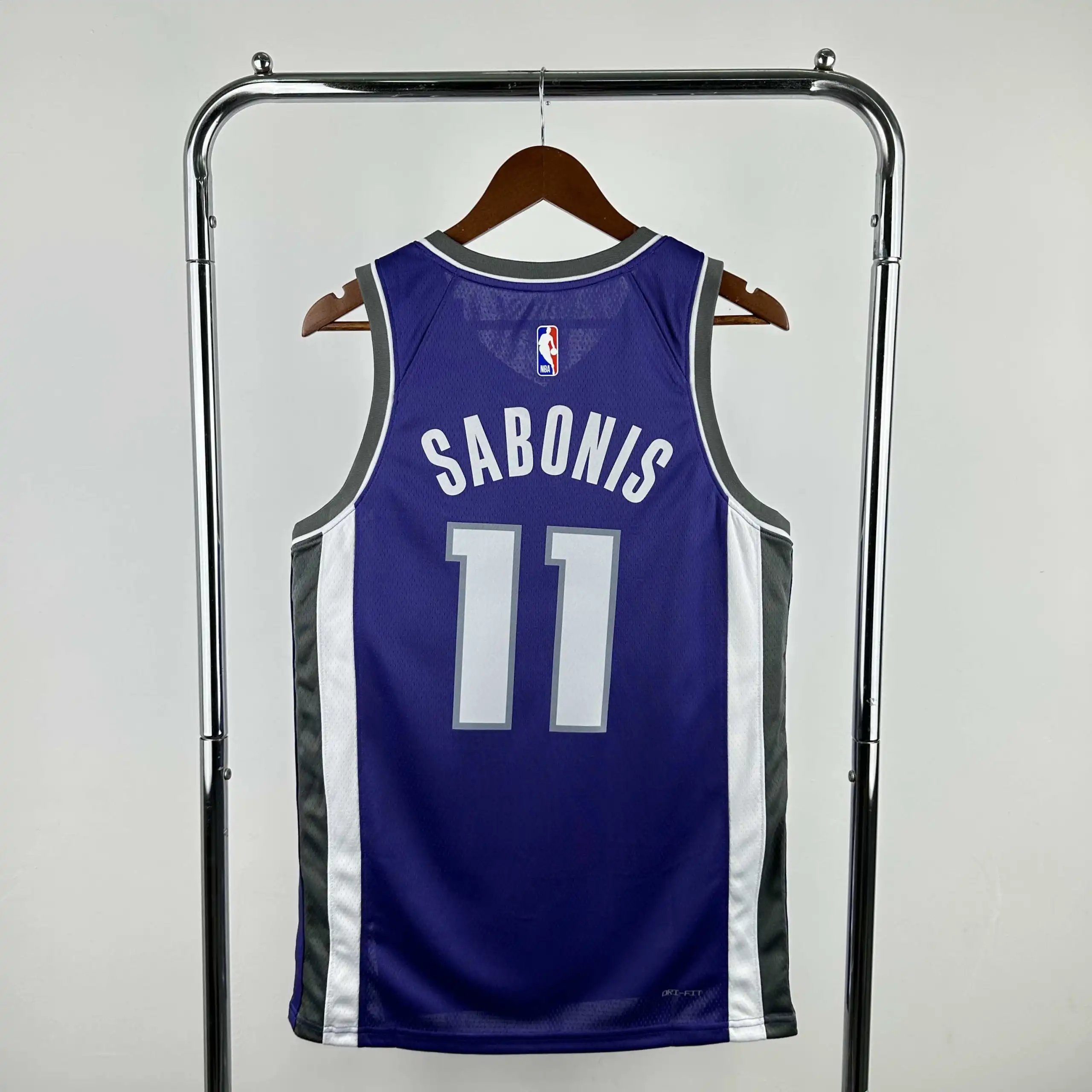 NBA Sacramento Kings 11# SABONIS (For custom info, please leave a note when placing your order; sending a message does not count)