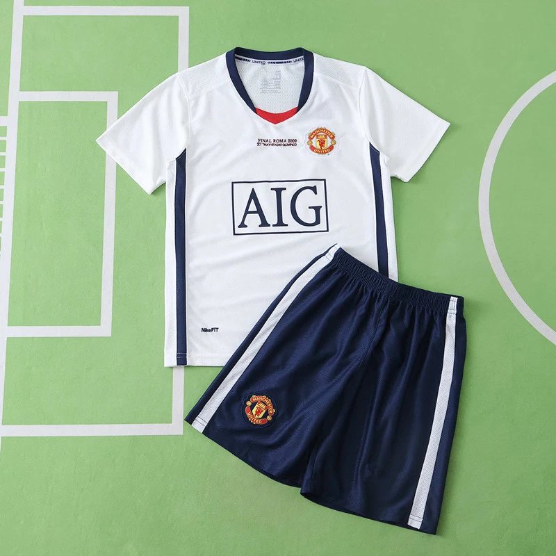 0809 Man'erke White Kids' Clothing with Small Chest Print (Please note customization info in your order; messages won't count)