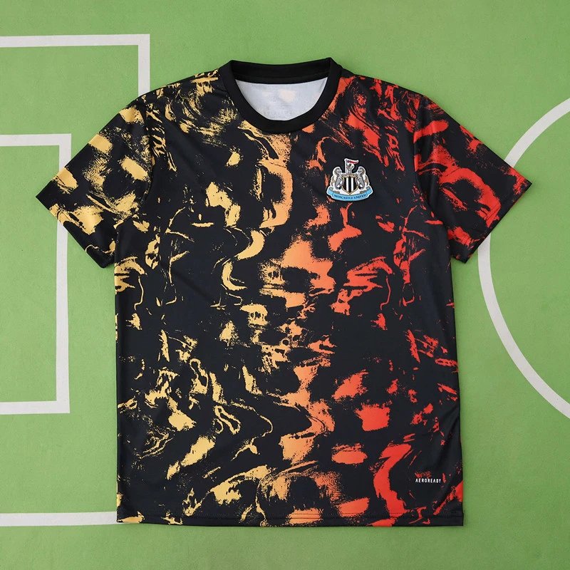 2526 Newcastle Black Yellow Training Kit Thai Version (Please note customization info when placing order, messages not counted)