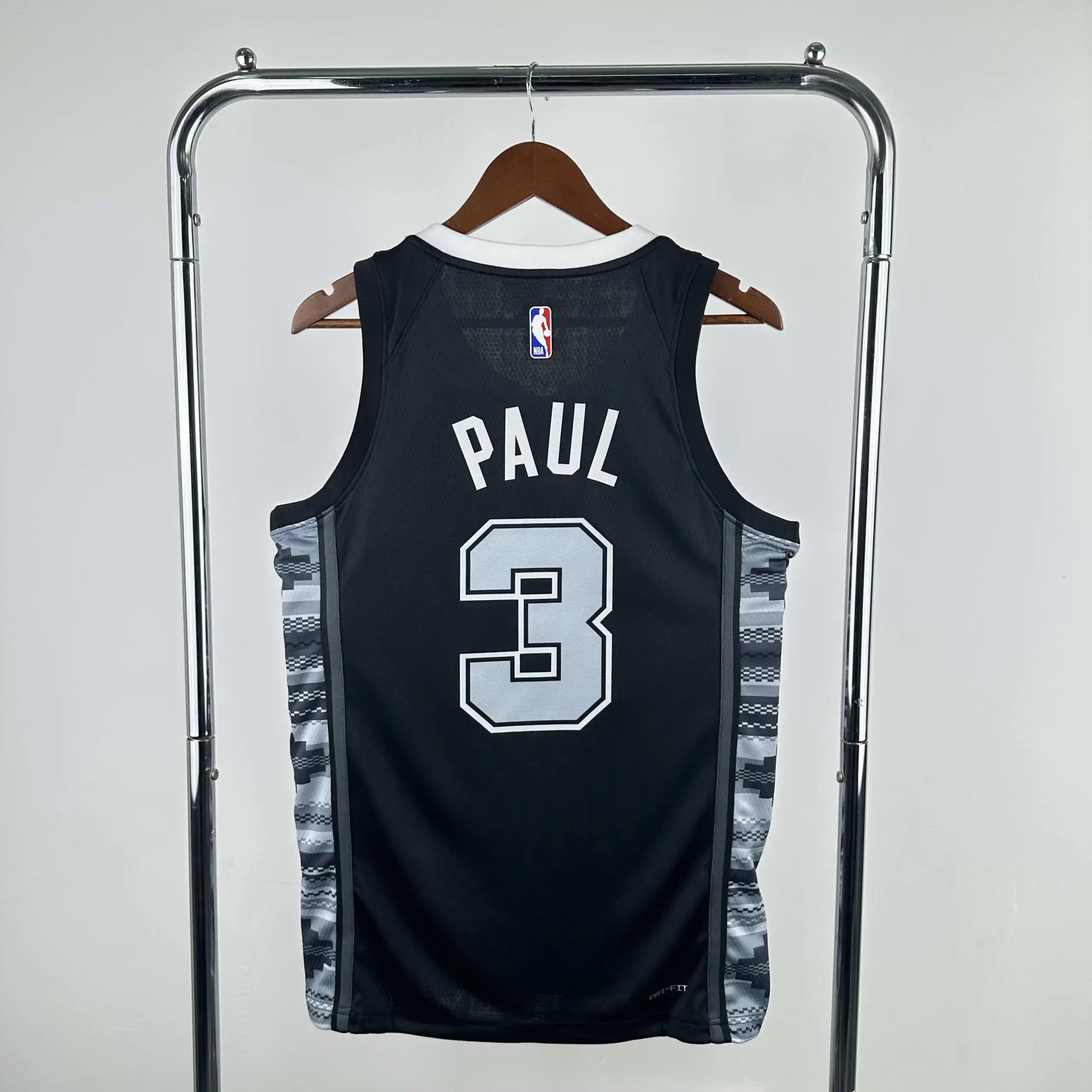 NBA San Antonio Spurs 3#PAUL（定制信息请在下单时备注，发消息不算）