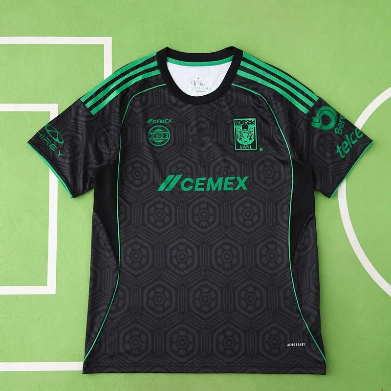 2526 Tigers Away Black Thai Version (Please note customization info in order remarks; messages are not valid)