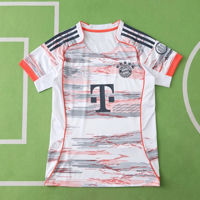 2526 Bayern Away Women's Jersey (Please note customization info when placing order; messages are not counted)