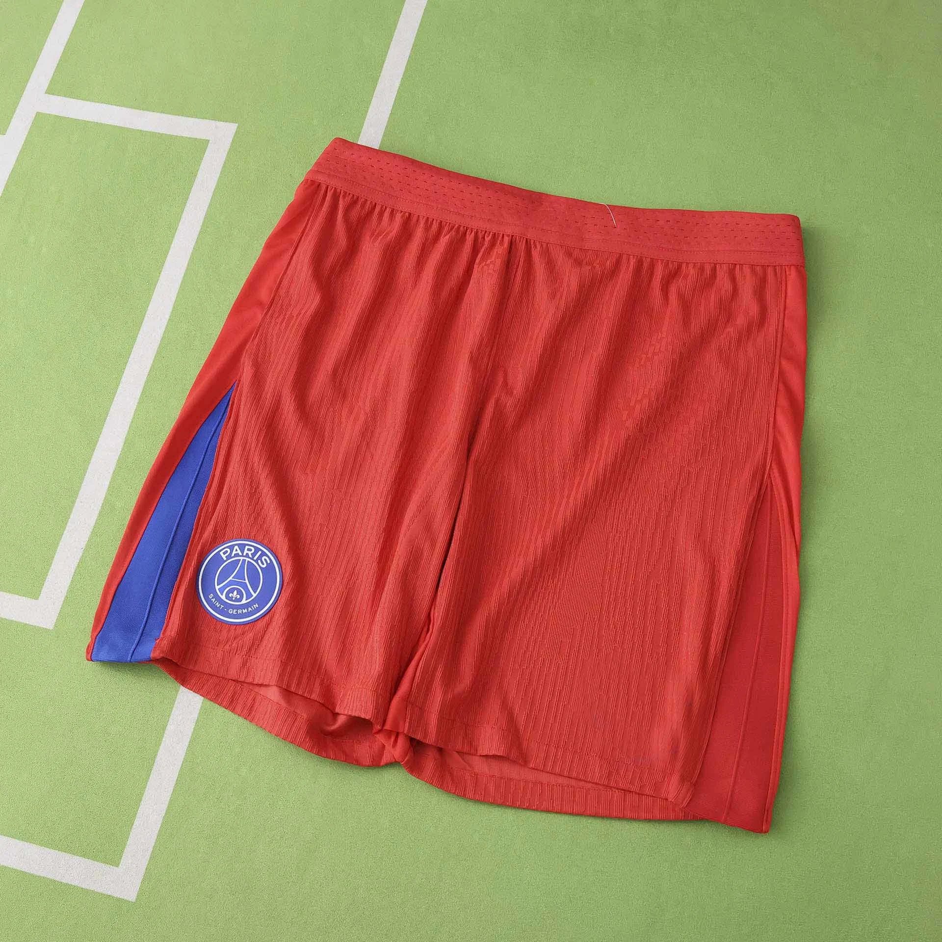 2526 Paris Second Away Red Player Version Shorts