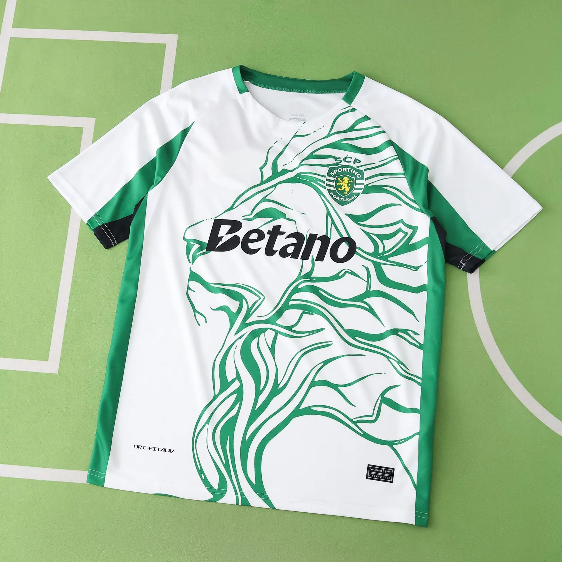 2526 Lisbon White and Green Lion Head Special Edition Thai Version (Please specify customization details in order notes; messages are not considered)