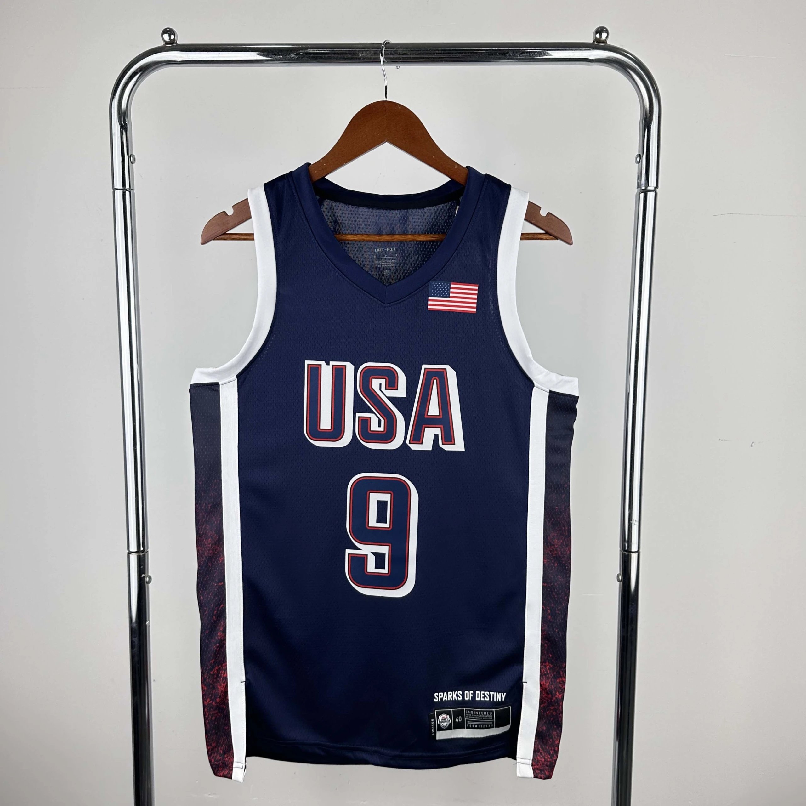 2024 美国国家队 深蓝色 9 哈里伯顿（定制信息请在下单时备注，发消息不算）