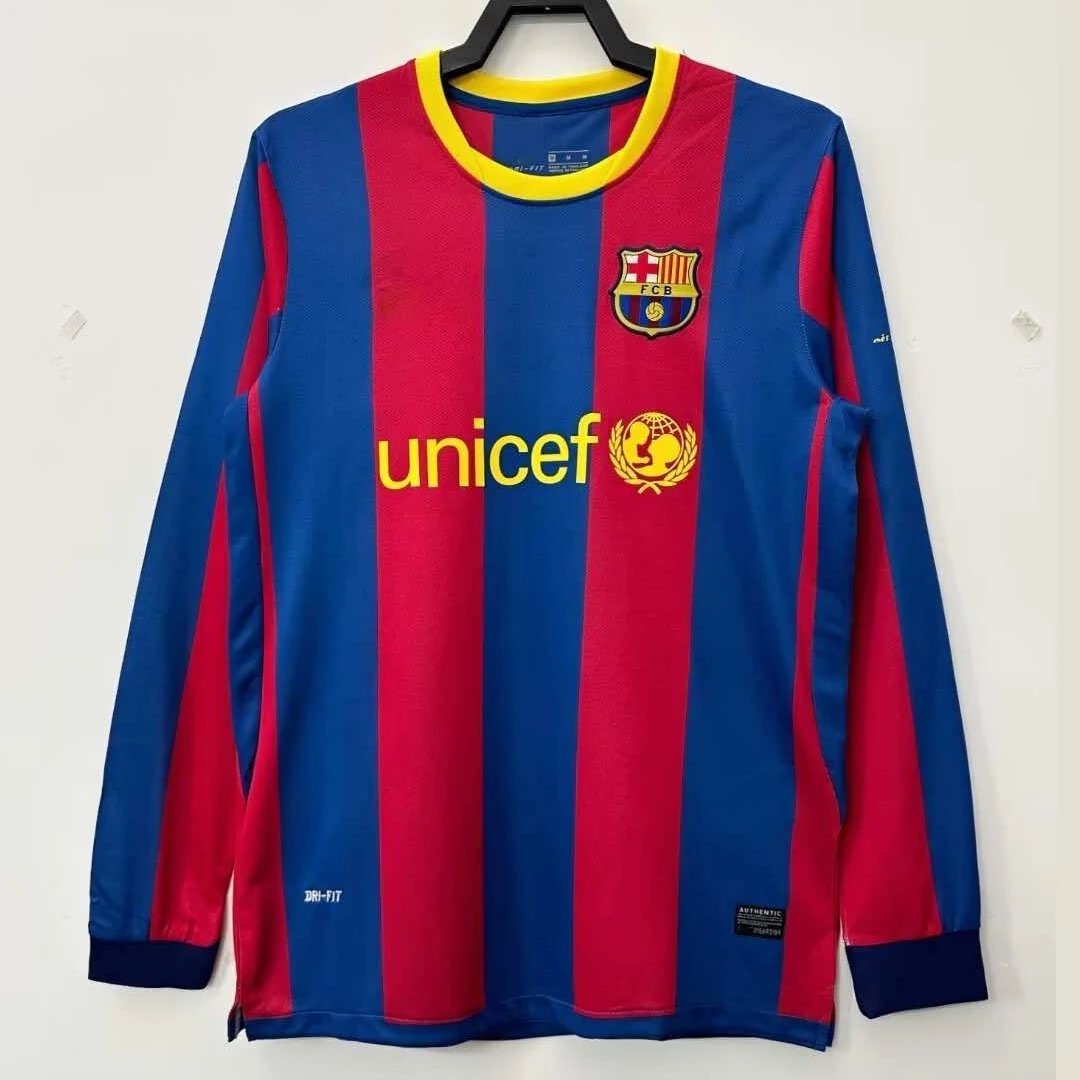 1011 Barcelona home long sleeved Thai version (please note customization information when placing the order, do not read messages)