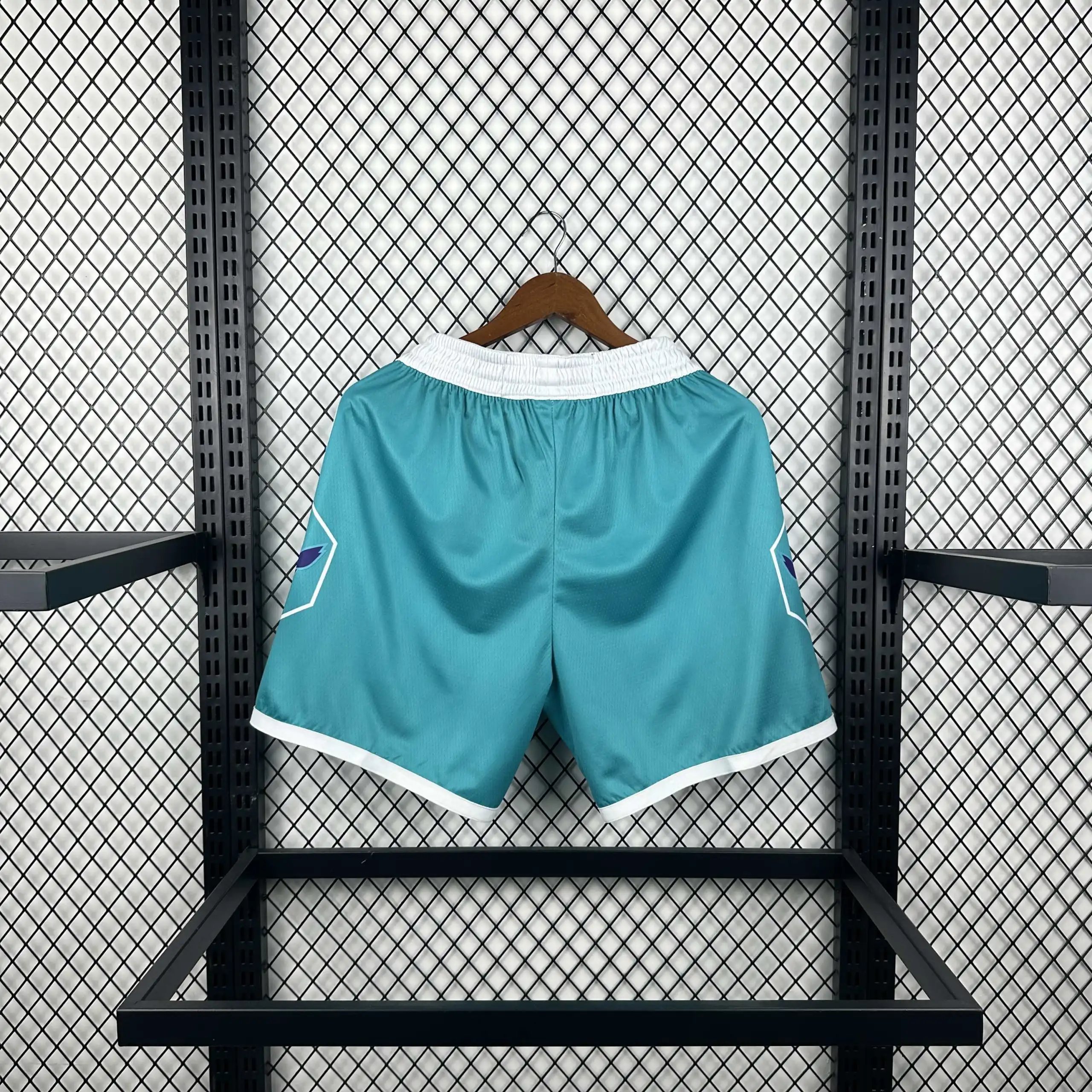 NBA Charlotte Hornets Shorts (Please Leave Customization Details in Order Notes at Checkout; Messages Do Not Count)