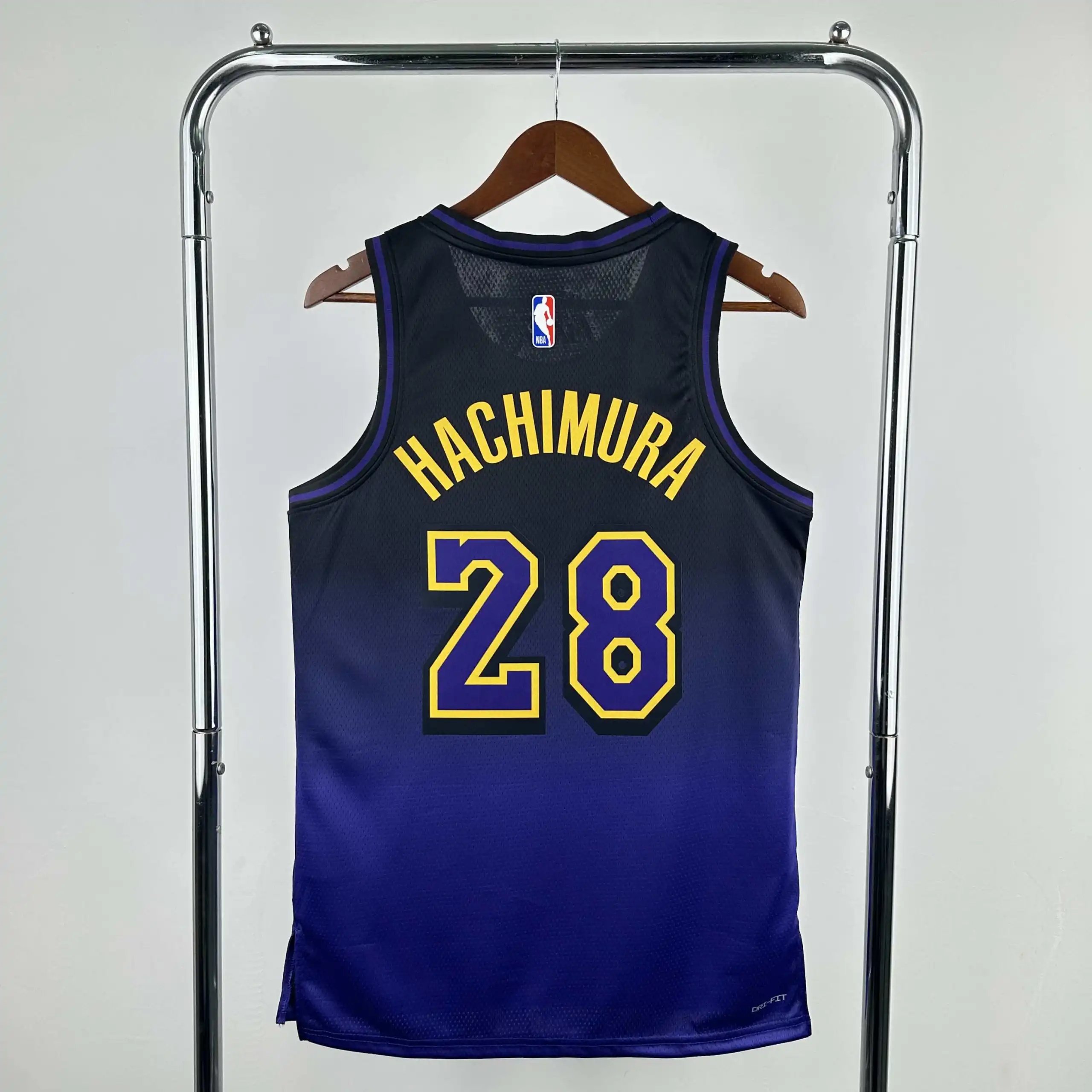 NBA L.A. Lakers 28# HACHIMURA (For custom orders, please leave a note when placing the order; do not send private messages)